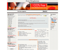 Tablet Screenshot of coolfreeringtones.com